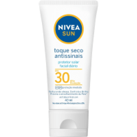 Imagem da oferta NIVEA SUN Protetor Solar Facial Toque Seco Antissinais FPS30 40ml