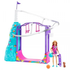 Imagem da oferta Playset e Boneca Barbie - Stacie - Esportes Radicais - Mattel GBK61
