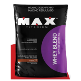 Imagem da oferta Whey Blend 2 kg - Max Titanium - Chocolate