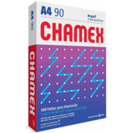 Imagem da oferta Chamex Papel A4 210 x 297 mm 90g Pacote 500 Folhas Branco Sulfite