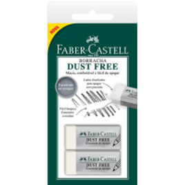 Imagem da oferta Borracha Dust Free SM/187137 DUST blister Faber-Castell - 2 Unidades