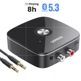Imagem da oferta eceptor RCA UGREEN Bluetooth 5.3 3.5mm Jack Aux Adaptador
