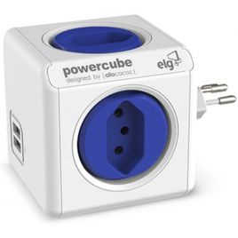 Imagem da oferta Filtro de linha ELG PowerCube 4 Tomadas + 2 USB Bivolt - PWC-R4U