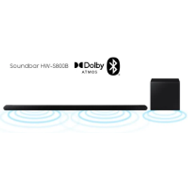 Imagem da oferta Soundbar Samsung com 3.1.2 Canais Dolby Atmos e Alexa integrado - HW-S800B