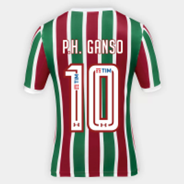Imagem da oferta Camisa Fluminense I 17/18 P.H Ganso nº 10 Torcedor Under Armour Masculina - Tam P