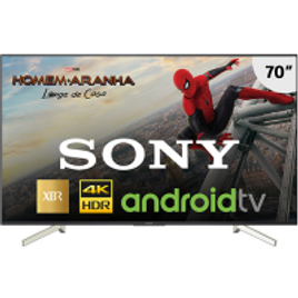 Imagem da oferta Smart TV Android LED 70" Sony XBR-70X835F Ultra HD 4k HDMI USB Wi-Fi Miracast Preta