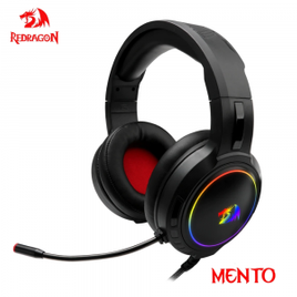 Imagem da oferta Headset Gaming Redragon Mento H270 RGB 3.5mm com Microfone