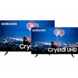 Imagem da oferta Kit Smart TV 75'' Samsung 4K Crystal UHD UN75TU8000GXZD + Smart TV 50" Samsung 4K Crystal UHD UN50TU8000GXZD