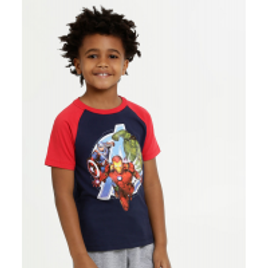 Imagem da oferta Camiseta Infantil Estampa Vingadores Marvel
