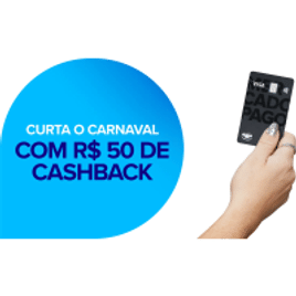 Imagem da oferta R$50 de Cashback em Compras com Cartão Mercado Pago