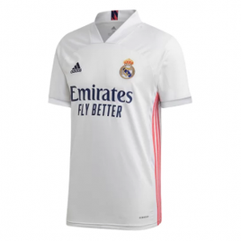 Imagem da oferta Camisa Real Madrid Home 20/21 s/n° Torcedor Adidas Masculina - Branco