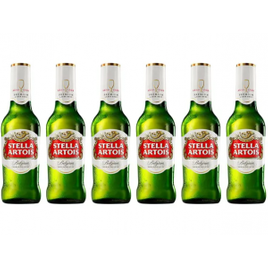 Imagem da oferta 5 Packs Cerveja Stella Artois Lager 6 Unidades - 275ml
