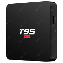 Imagem da oferta T95 Super Android 10.0 Smart 4K TV Box - Black EU Plug