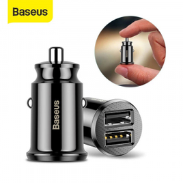 Imagem da oferta Carregador Baseus 3.1A Mini Dual USB Carro