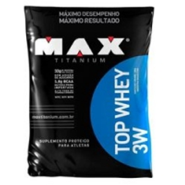 Imagem da oferta Top Whey 3w 1,8Kg Refil Max Titanium Chocolate