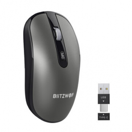 Imagem da oferta Mouse Wireless Blitzwolf BW-MO3 2.4ghz Bluetooth 3.0/5.0 2400dpi