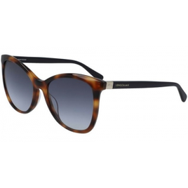 Imagem da oferta Óculos de Sol Longchamp Marrom Mesclado - LO648S 219 55