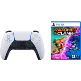Imagem da oferta Controle Dualsense Playstation 5 + Game Ratchet & Clank: Em Uma Outra Dimensao - PS5