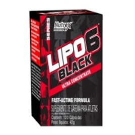 Imagem da oferta Termogênico Lipo 6 Black Ultra Contrentrado 60 Capsulas - Nutrex - Natural