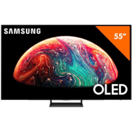 Imagem da oferta Smart TV 55” 4K OLED Samsung 144Hz Wi-Fi Bluetooth com Alexa 4 HDMI 2 USB - QN55S90CAGXZD