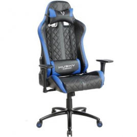 Imagem da oferta Cadeira Gamer Husky Gaming Hailstorm Preto e Azul Com Almofadas Reclinável Descanso de Braço 2D - HHA-BB