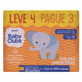 Imagem da oferta Lenços Umedecidos Panvel Baby Clube 50 Unidades Leve 4 Pague 3
