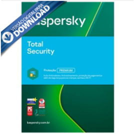Imagem da oferta Kaspersky Antivírus Total Security 2020 Multidispositivos 5 PCs - Digital para Download