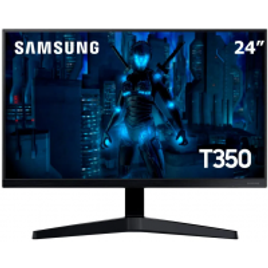 Imagem da oferta Monitor Gamer Samsung 24” FHD, 75Hz, HDMI, VGA, Freesync, Preto, Série T350
