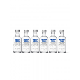 Imagem da oferta Vodka Absolut 50ml - 6 Unidades