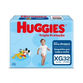 Seleção de Fraldas Huggies Tripla Proteção