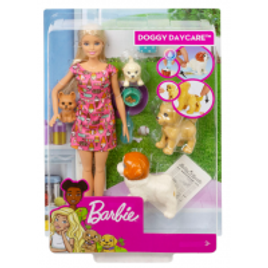 Imagem da oferta Boneca Barbie Treinadora de Cachorrinhos 33cm FXH08 - Mattel