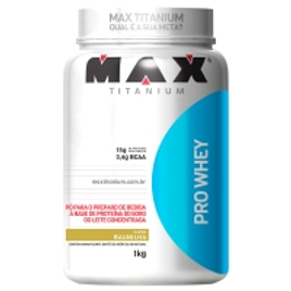 Imagem da oferta Whey Protein Pro Whey 1Kg Exclusivo - Max Titanium