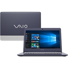 Imagem da oferta Notebook VAIO C14 VJC141F11X Intel Core i3 4GB 128SSD Tela LCD 14" Windows 10 - Azul