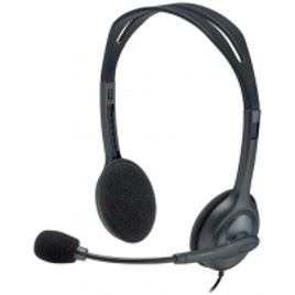 Imagem da oferta Headset Logitech H111 Stereo Preto 981-000612