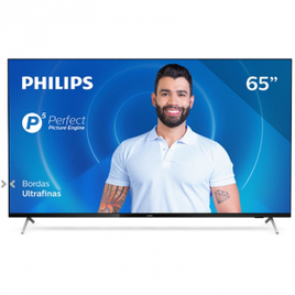 Imagem da oferta Smart TV Philips 65" 4K UHD P5 HDR10 Bluetooth WiFi 3 HDMI 2 USB Bordas Ultrafinas - 65PUG7625/78