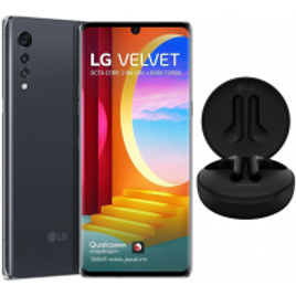 Smartphone LG Velvet 128GB 6GB 4G Tela 6,8” + Fone de Ouvido Tone Free
