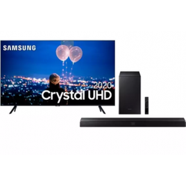 Imagem da oferta Samsung Smart TV 65'' Crystal UHD 65TU8000 4K + Soundbar Samsung Hw-t555 2.1 Canais Subwoofer Wireless Bluetooth HDMI - 320w