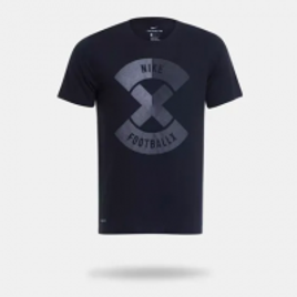 Imagem da oferta Camiseta Nike Dry FootballX Logo Preta Masculina Preto P