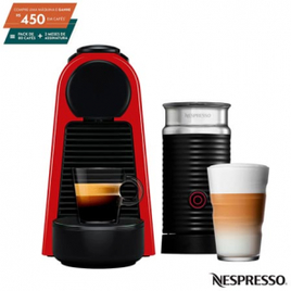 Imagem da oferta Cafeteira Nespresso Essenza Mini Vermelha com Aero3 Preto - A3ND30-BR-RE-NE