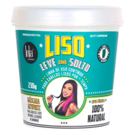 Máscara Capilar Liso Leve and Solto 230g - Lola Cosmetics