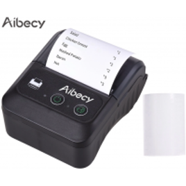 Imagem da oferta Impressora térmica de recibos Aibecy portátil sem fio bt 58mm 2 mini USB