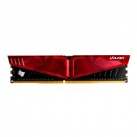 Imagem da oferta Memoria RAM Team Group T-Force Vulcan Pichau 8GB (1x8) DDR4 2666Mhz Vermelha - TLPRD48G2666HC18H01