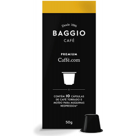 Imagem da oferta Cápsulas de Café Premium Caffè.com Baggio Café - Compatível com Nespresso - 10 Unidades
