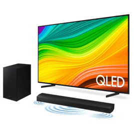 Imagem da oferta Smart TV 50" QLED 4K 50Q60D 2024 + Soundbar HW-B550/ZD