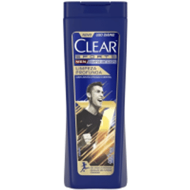 Imagem da oferta Shampoo Anticaspa Clear Men Sports Limpeza Profunda 400ml