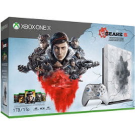 Imagem da oferta Console Xbox One X 1TB Gears 5 Edição Limitada - Microsoft