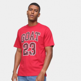 Camiseta Wunder Lifestyle GOAT 23 Masculina - Vermelho