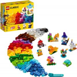 Imagem da oferta Brinquedo Classic: Blocos Transparentes Criativos 11013 - Lego