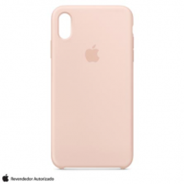 Imagem da oferta Capa para iPhone XS Max de Silicone Areia Rosa - Apple - MTFD2ZM/A