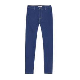 Imagem da oferta Calça Jegging Em Jeans Cintura Média - Azul